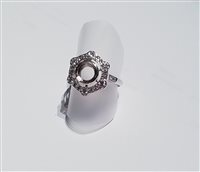 Ring Soprana Woman MONTATURA in White Gold Diamante 0.35 Ct STILE GIOVENZIO - STILE GIOVENZIO